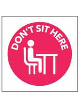 Do Not Sit Here - Self Adhesive Sticker