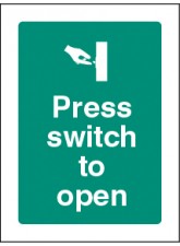 Press Switch to Open