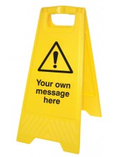 Your Message Here - Self Standing Folding Sign