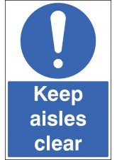 Keep Aisles Clear - Floor Graphic